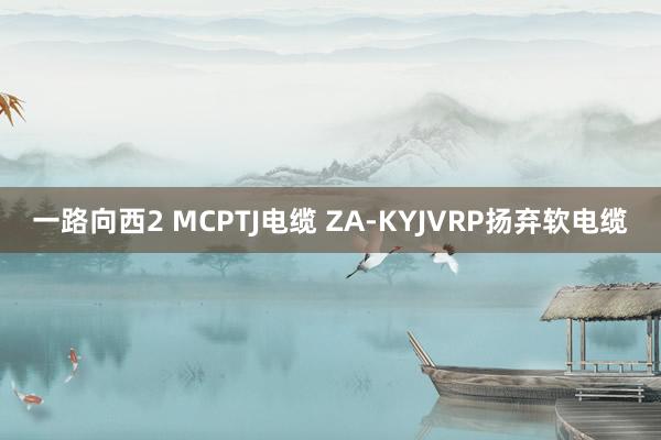 一路向西2 MCPTJ电缆 ZA-KYJVRP扬弃软电缆