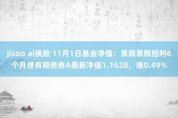 jisoo ai换脸 11月1日基金净值：景顺景颐招利6个月捏有期债券A最新净值1.1628，涨0.49%