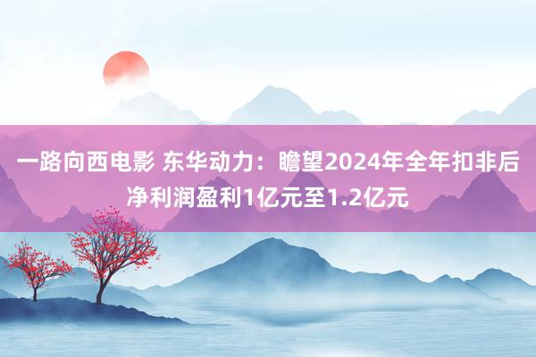 一路向西电影 东华动力：瞻望2024年全年扣非后净利润盈利1亿元至1.2亿元